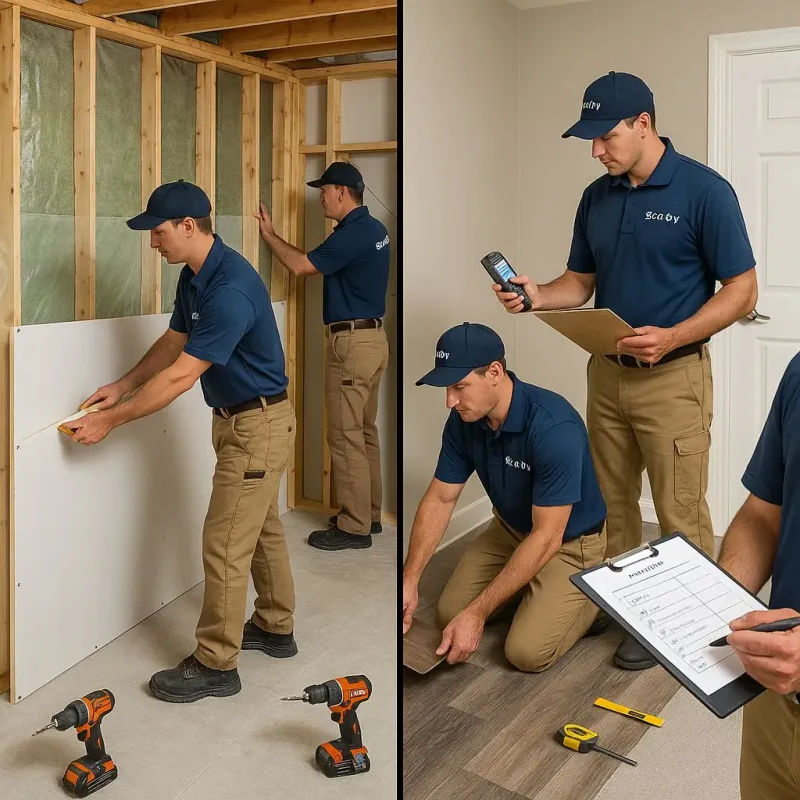 Repairs and Reconstruction process in Aurora, NE